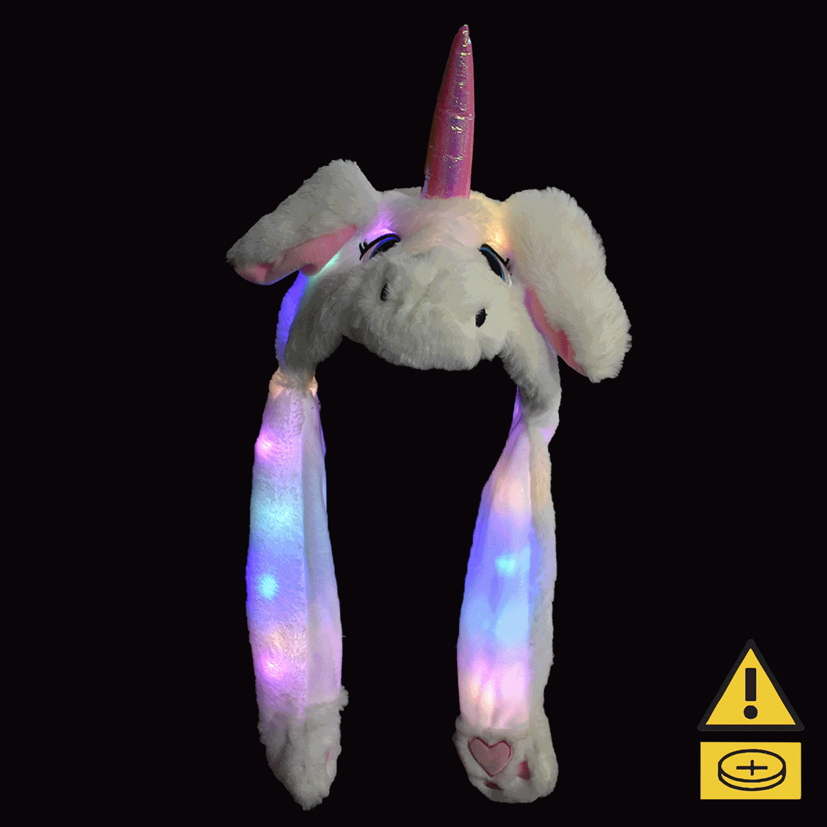 Light Up Moving Animal Ear Hat