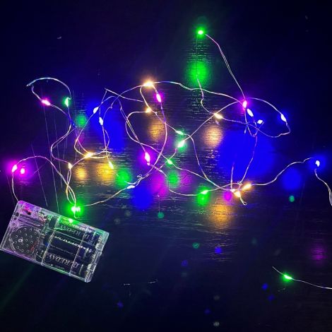 Battery Wire String Lights 2 Metres