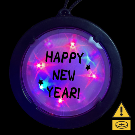 Medallion Necklace - Happy New Year