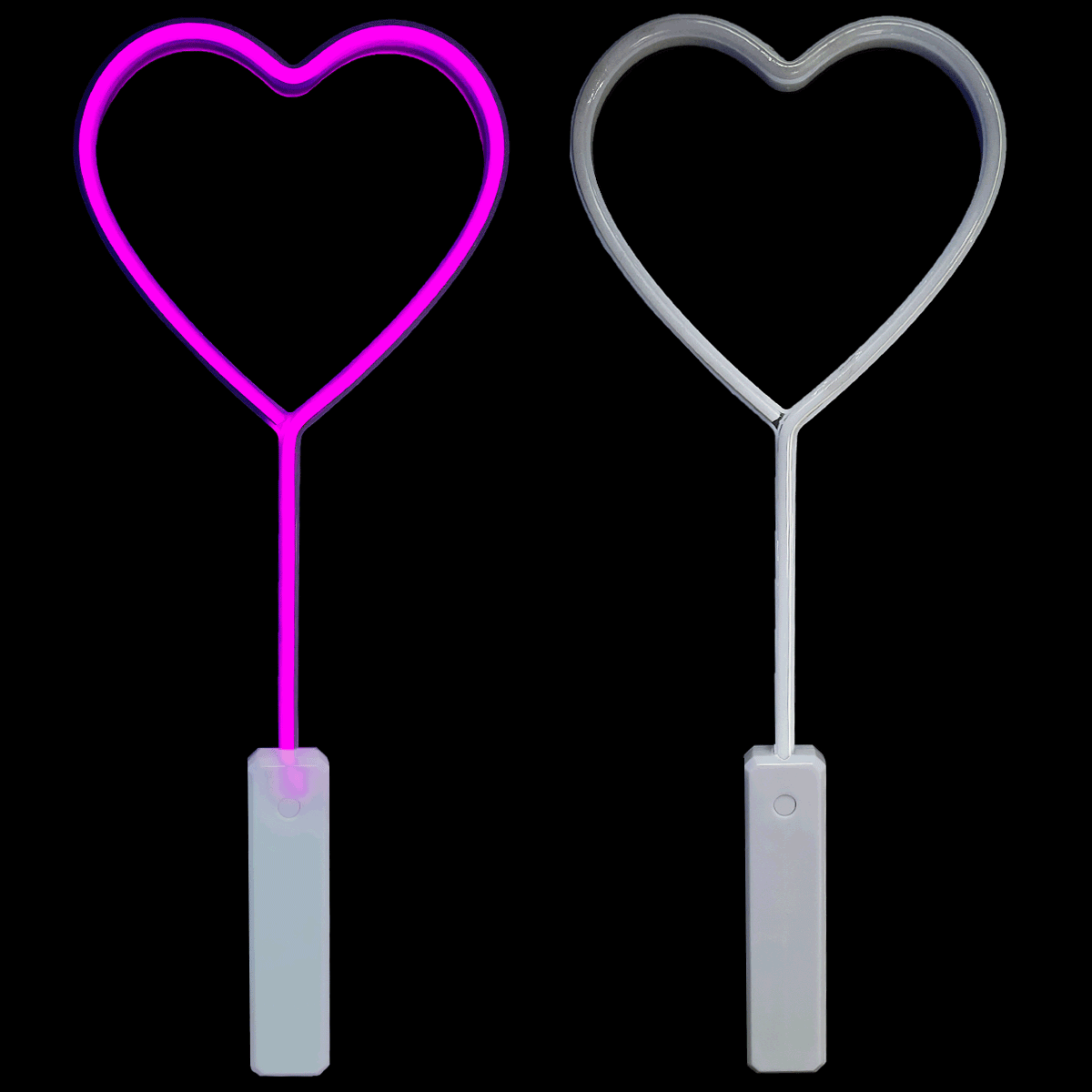 Neon Heart Wand