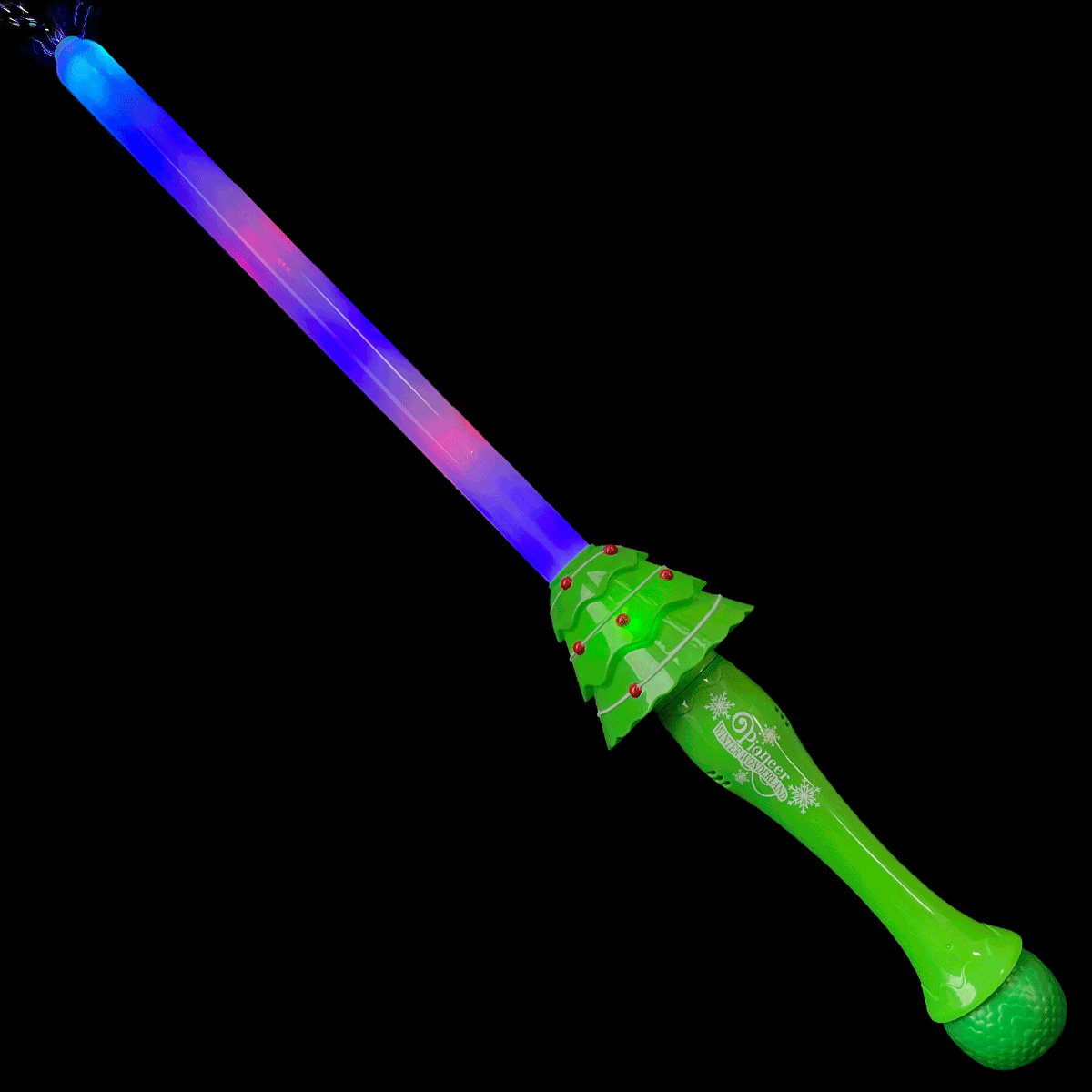 Light Up Tinsel Tree Bubble Sword