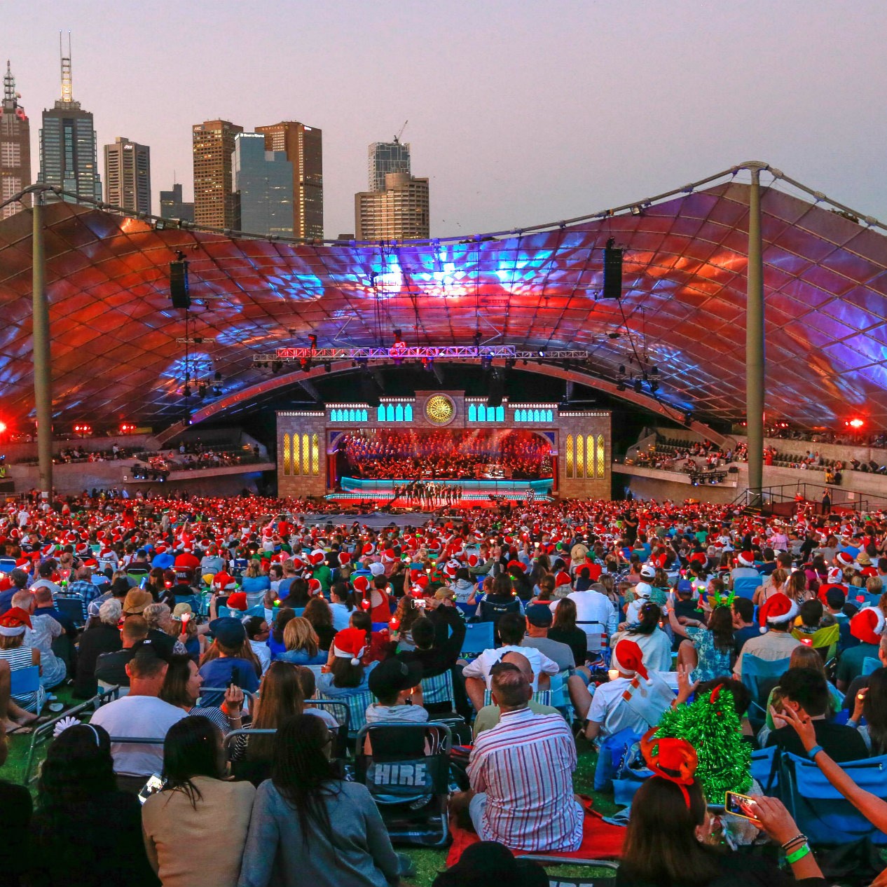 Lighting Up the Night: Carols by Candlelight with LED Candles and Glow Sticks